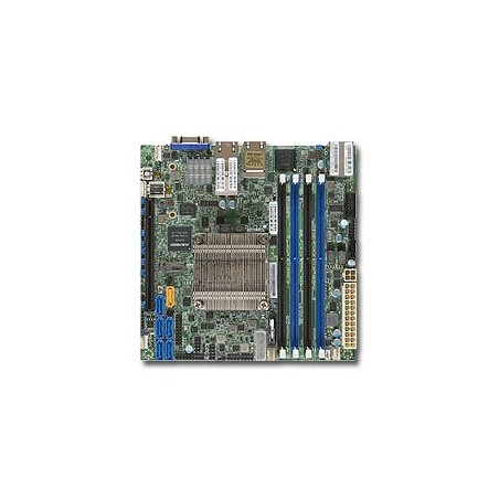 SUPERMICRO mini-ITX MB Xeon D-1541 (8-core), 4x DDR4 ECC RDIMM,6xSATA3.0, 1x PCI-E 3.0 x16, 2x10GbE RJ45,2x1GbE,IPMI