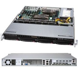 SUPERMICRO 1U server 2x LGA3647, iC621, 8x DDR4 ECC R, 4x SATA3 HS (3,5"), M.2, 500W, 2x1GbE, IPMI