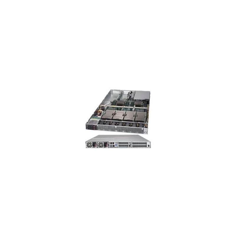 SUPERMICRO 1U GPU server 2x 6130, 12x 32GB DDR4-2666, 1,6TB P3600, 4x Tesla P100 NVlink