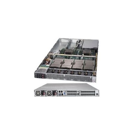 SUPERMICRO 1U GPU server 2x 6130, 12x 32GB DDR4-2666, 1,6TB P3600, 4x Tesla P100 NVlink