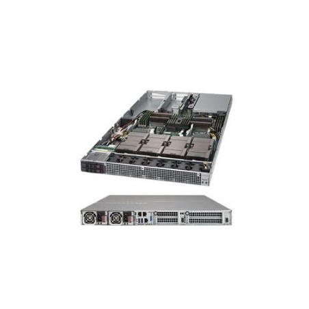 SUPERMICRO 1U GPU server 2xE5-2650v4, 16x 32GB DDR4-2400, 240GB S3520, 4x Tesla P100
