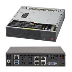 SUPERMICRO mini server 1x FCBGA Xeon D-1528 (6C/12T), 4x DDR4 ECC, M.2, 2x 10Gb + 2x 1Gb LAN, IPMI, 60W PSU
