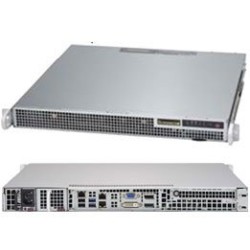 SUPERMICRO 1U server 1x LGA1151, iQ170 (i7), 4x DDR4 NonECC, 2x 2.5" Fix SATA, 400W (80+ Platinum), IPMI