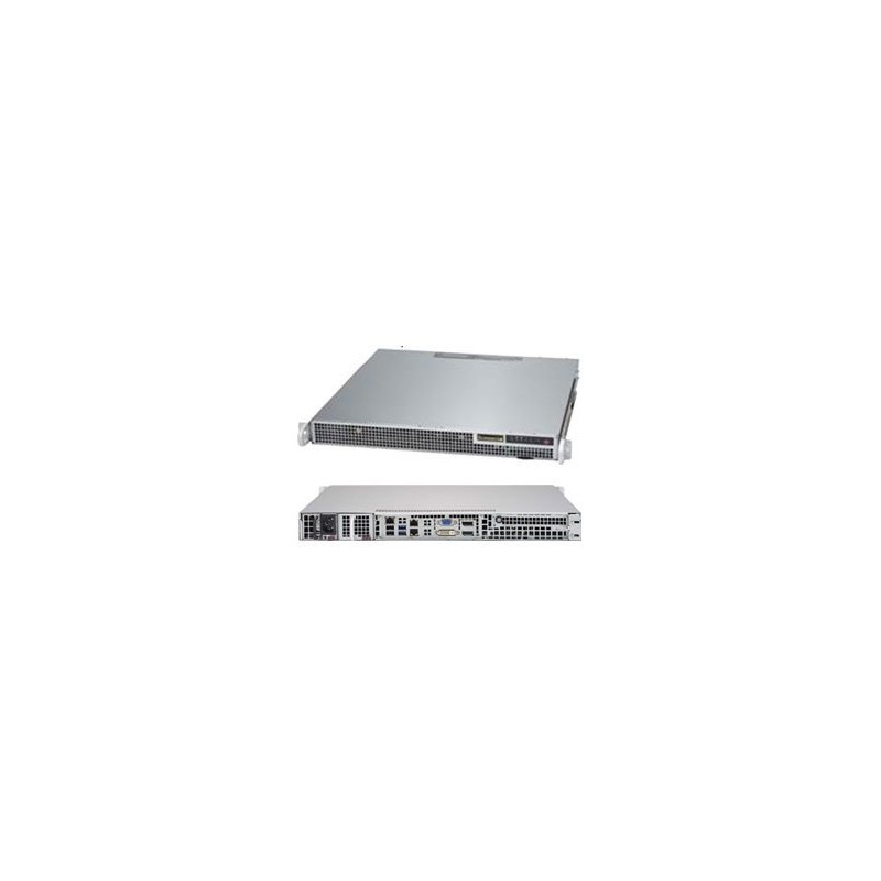 SUPERMICRO 1U server 1x LGA1151, iQ170 (i7), 4x DDR4 NonECC, 2x 2.5" Fix SATA, 400W (80+ Platinum), IPMI
