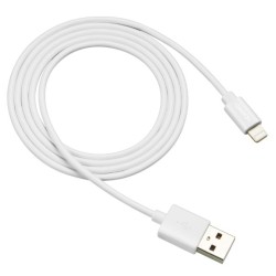 CANYON nabíjecí kabel Lightning MFI-1, kompaktní, Apple certifikát, délka 1m, bílá