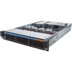 Gigabyte R28N-F2O Standard Rackmount Server, E5-2600 V3/V4, 24 x RDIMM/LRDIMM ECC, 4 x 2.5"NVMe bays, 20 x 2.5" SAS/SATA