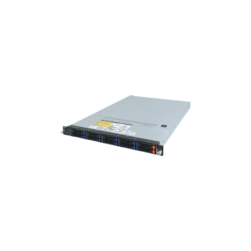Gigabyte server R182-Z91 2xSP3 (AMD Epyc 7002), 32x DDR4 DIMM,8x2,5, 2xU.2, M.2, 2x 1GbE i350+2xOCP, IPMI, 2x 1200W plat
