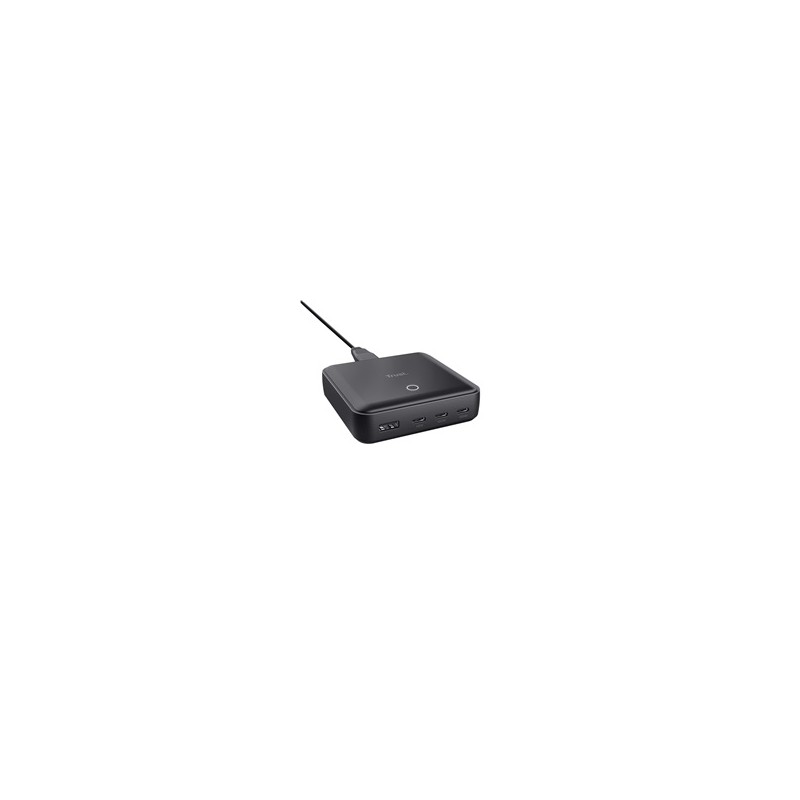 TRUST napájecí adaptér MAXO 100W, 3x USB-C, 1xUSB-A