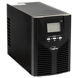 EUROCASE 901P 1000VA, Online, čistý sinusový výstup, 2x (Schuko), USB, RS232