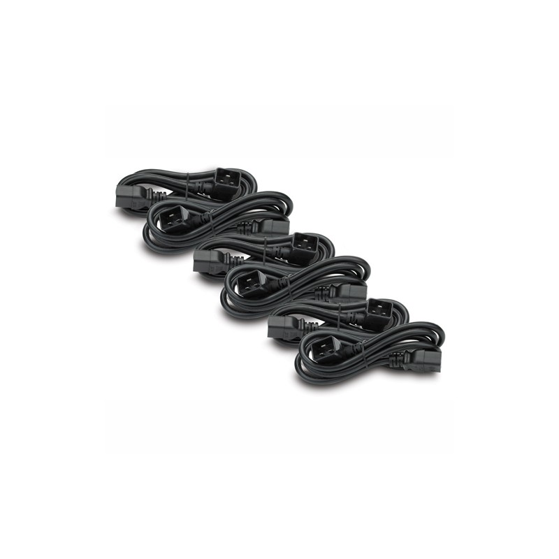 APC Power Cord Kit (6 ks), C19 to C20 (90 degree), 0.6m