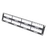 APC Data Distribution 2U Panel, Holds 8 each Data Distribution Cables for a Total of 48 Ports