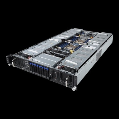 Gigabyte server G291-280 2x s.3647, 8x GPU, 24x DDR4 RDIMM, 8x2,5 HS SATA3, 2x 10GbE, IPMI, 2x 2000W tit.