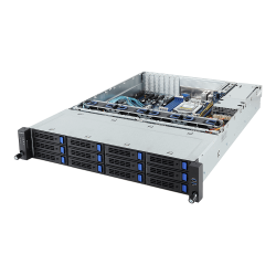 Gigabyte server R271-Z31 1xSP3 (AMD Epyc 7001), 16x DDR4 DIMM, 16(24)x 2,5, M.2, 2x 10GbE SFP+, IPMI, 2x 800W pl… 6NR271Z31MR001