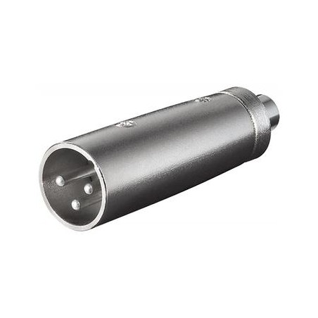 PremiumCord XLR mikrofonní redukce, XLR male - CINCH female