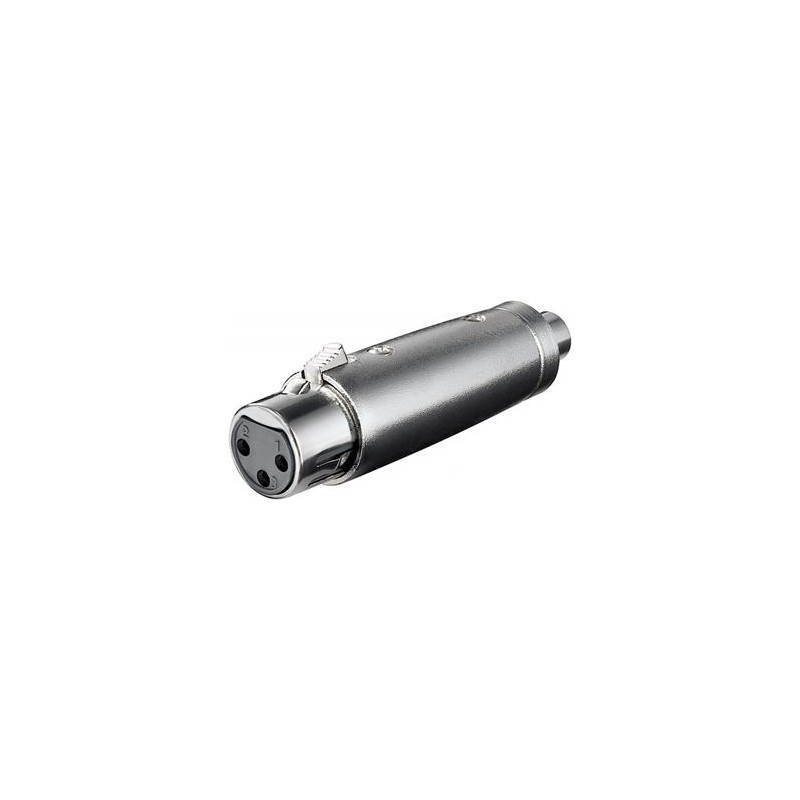 PremiumCord XLR mikrofonní redukce, XLR female - CINCH female