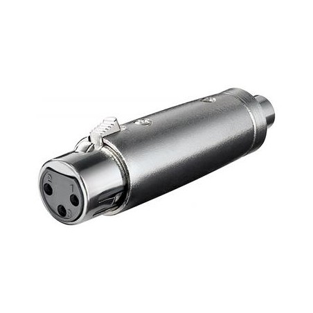 PremiumCord XLR mikrofonní redukce, XLR female - CINCH female