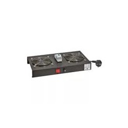 Legrand EvoLine ventilační jednotka pro stojanové rozváděče, 2x ventilátor + termostat, montáž na stropu rozvaděče
