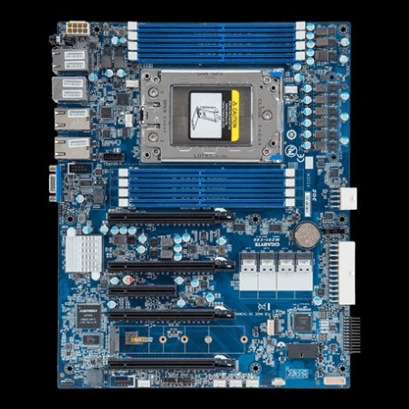 Gigabyte MB MZ01-CE0, AMD SP3, 8x DDR4 ECC DIMM, M.2, 16x SATA, 2x 10Gb LAN (X550T2), 5xPCIe 3.0, IPMI, bulk MZ01CE0BULK