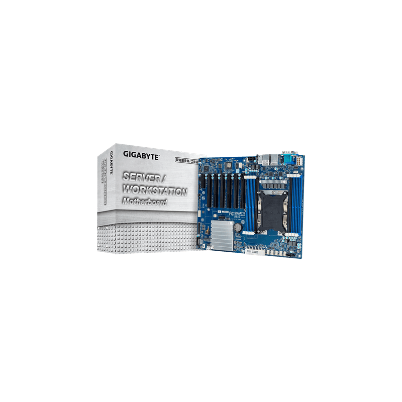 Gigabyte MB WS/SRV MU71-SU0, 1x s3647, C621, 8x DDR4r, 8x SATA, 7xPCIe, 2x 1Gb LAN, IPMI 9MU71SU0MR00