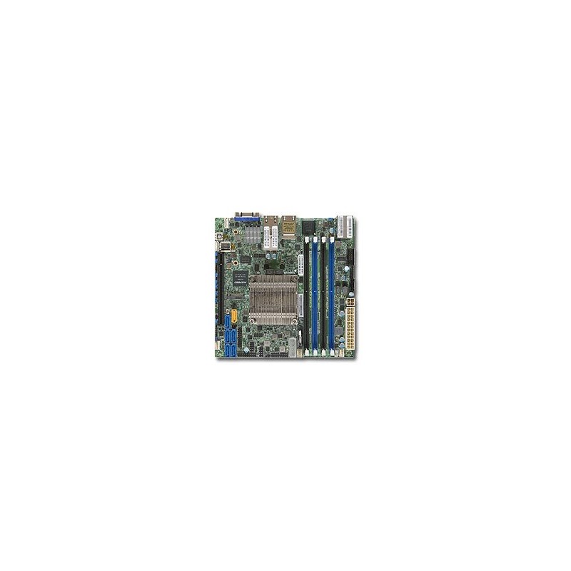 SUPERMICRO mini-ITX MB Xeon D-1537 (8-core), 4x DDR4 ECC RDIMM,6xSATA3.0, 1x PCI-E 3.0 x16, 2x10GbE SFP+,2x1GbE,IPMI