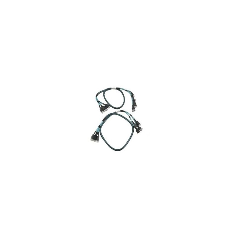 INTEL 875mm long, Cable Kit Oculink 2U 4 port Switch Card for Riser 1 or 2 to Middle Drive Bay