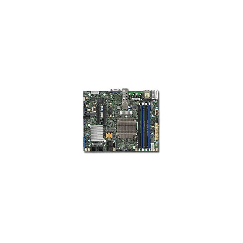 SUPERMICRO mini-ITX MB Xeon D-1537 (8-core), 4x DDR4 ECC DIMM,6xSATA,16xSAS3,2x PCI-E 3.0 x8, 2x10Gb SFP+ LAN,IPMI