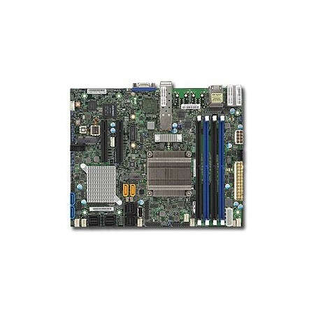 SUPERMICRO mini-ITX MB Xeon D-1537 (8-core), 4x DDR4 ECC DIMM,6xSATA,16xSAS3,2x PCI-E 3.0 x8, 2x10Gb SFP+ LAN,IPMI