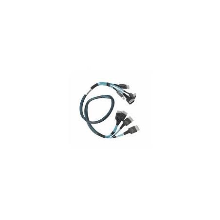 INTEL 755mm long, Cable Kit Oculink 2U 4 port Switch Card for Riser 1 or 2 to Left Drive Bay