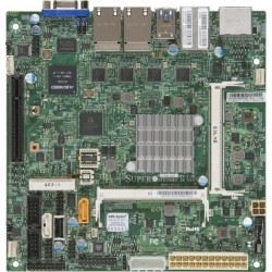 SUPERMICRO MB N3700 SoC, 2x ,SODIMM DDR3, 2x SATA3, PCIe 3.0 x1 in x8, IPMI , 4x LAN, audio