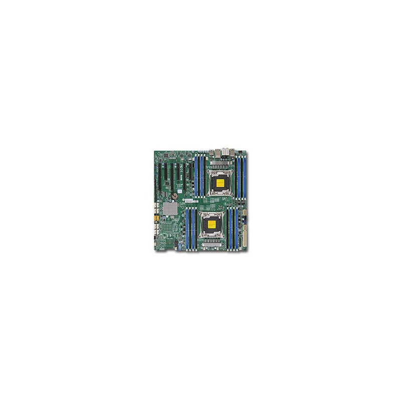 SUPERMICRO MB 2xLGA2011-3, iC612 16x DDR4 ECC,10xSATA3,(PCI-E 3.0/3,2(x16,x8)PCI-E 2.0/1(x4),Audio,2x LAN
