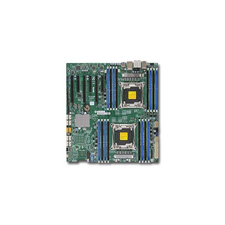 SUPERMICRO MB 2xLGA2011-3, iC612 16x DDR4 ECC,10xSATA3,(PCI-E 3.0/3,2(x16,x8)PCI-E 2.0/1(x4),Audio,2x LAN