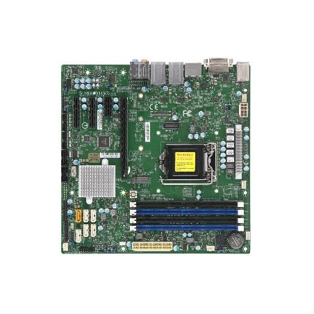 SUPERMICRO MB 1xLGA1151 (Core 8th gen/ 95W), Q370,4xDDR4,6xSATA3,M.2,4xPCIe 3.0 (x16, x1,2 x4),HDMI,DP,DVI,Audio,2x LAN