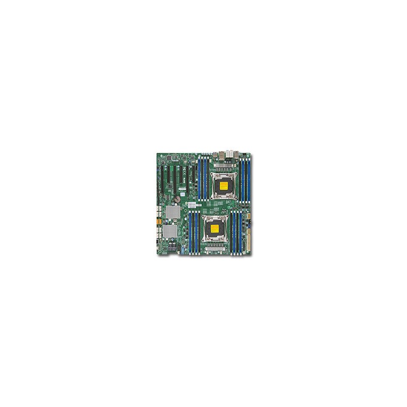 SUPERMICRO MB 2xLGA2011-3, iC612 16x DDR4 ECC,10xSATA3/8x SAS3 sw LSI 3008(PCI-E 3.0/3,2(x16,x8)PCI-E 2.0/1(x4),Audio,2x