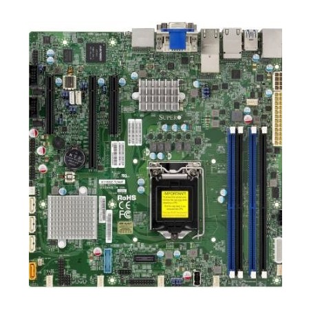 SUPERMICRO MB 1xLGA1151 (i7 do 1U), iC236,DDR4,4xSATA3,PCIe 3.0 (1 x16, 2 x4),HDMI,DP,DVI,Audio,12v DC, IPMI