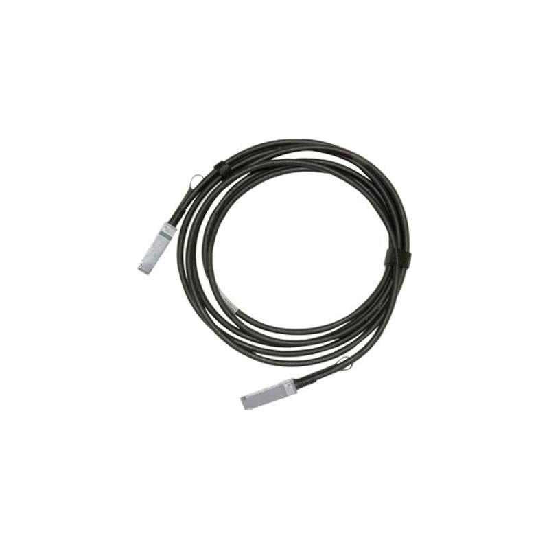 Nvidia Mellanox Technologies 1M Passive Copper Cable Ib EDR Upto 100GB/S QSFP28 Black 30AWG