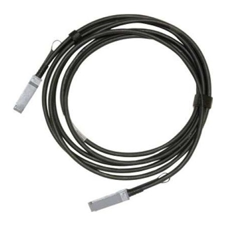 Nvidia Mellanox Technologies 1M Passive Copper Cable Ib EDR Upto 100GB/S QSFP28 Black 30AWG
