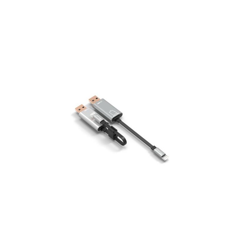 PremiumCord Lightning nabíjecí a synchr. kabel, 8pin - USB s čtečkou karet, 15cm