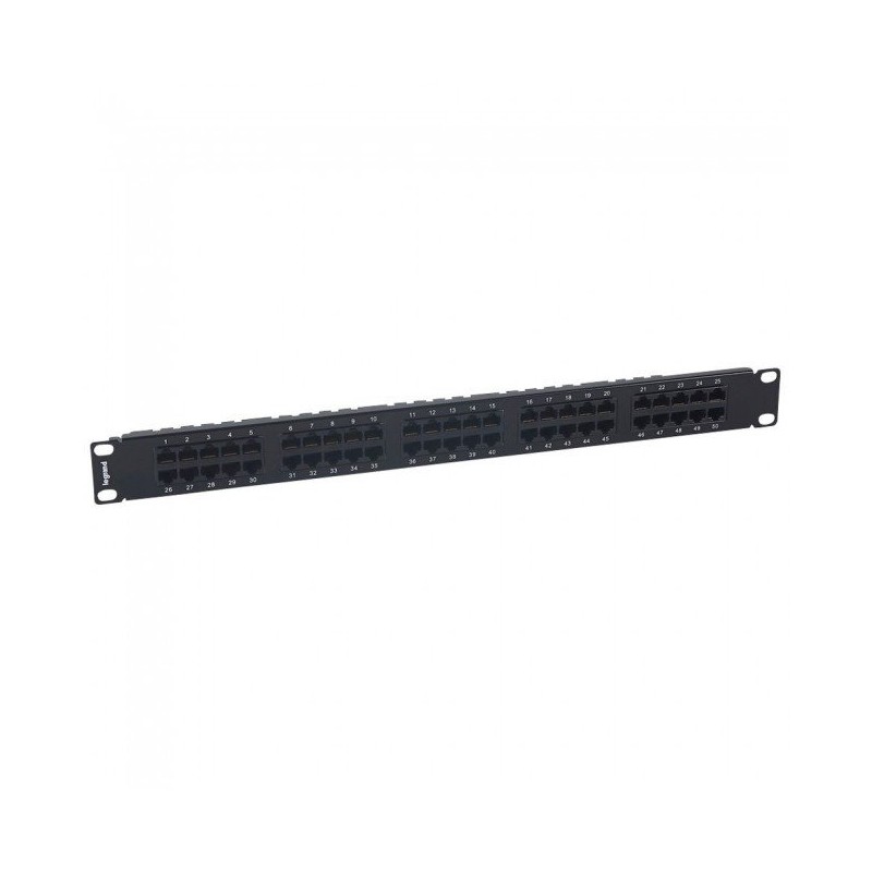 LEGRAND LINKEO Telefonní patch panel Cat. 3, 50× RJ45, 1U