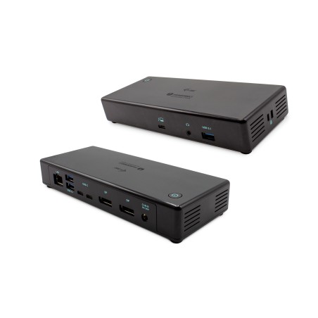 i-tec Thunderbolt3 / USB-C Dual DisplayPort 4K Docking Station, Power Delivery 85W