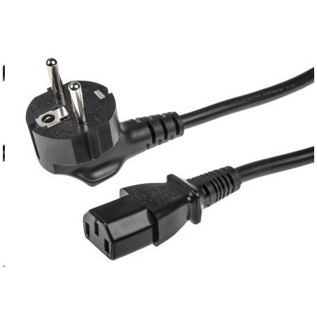 Kabel síťový / napájecí 230V 3x1,5mm2, pro vysokou zátěž do 4000W, 1,5m, C13 - Schuko, High quality