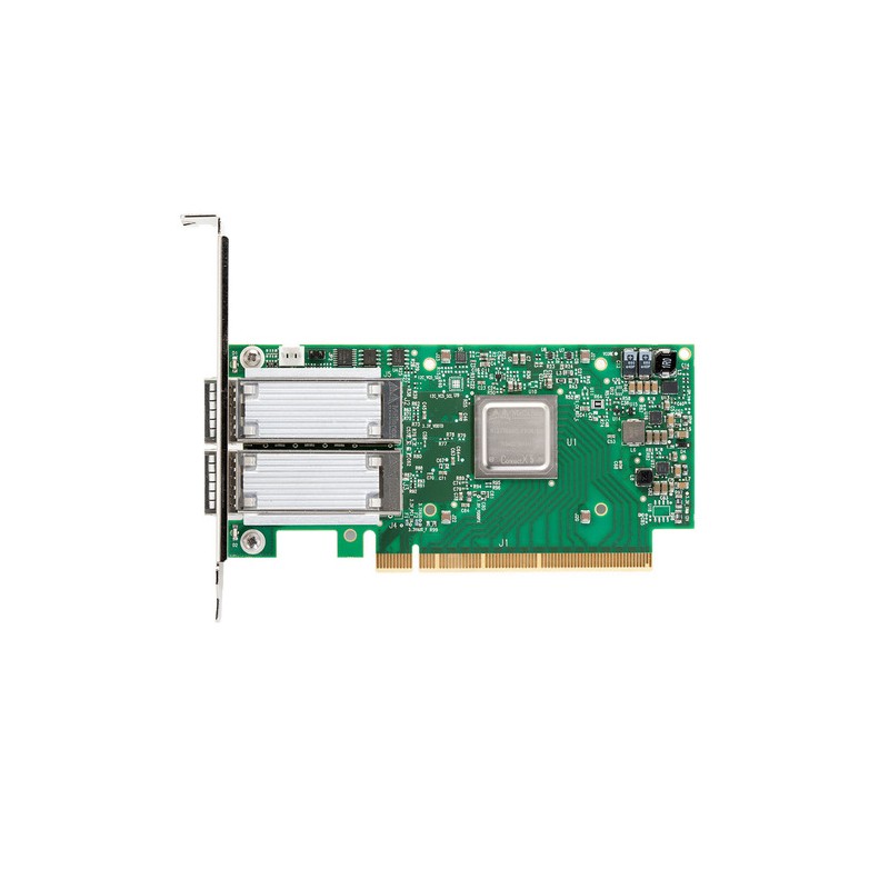 Nvidia Mellanox MCX556A-ECAT ConnectX-5 VPI Adapter Card EDR IB and 100GbE Dual-Port QSFP28 PCIe3.0 x16 Tall Bracket ROH