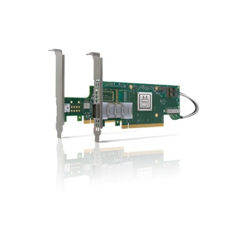 Nvidia Mellanox ConnectX®-6 VPI adapter card, 100Gb/s (HDR100, EDR IB and 100GbE), single-port QSFP56, PCIe3.0/4.0 Socke