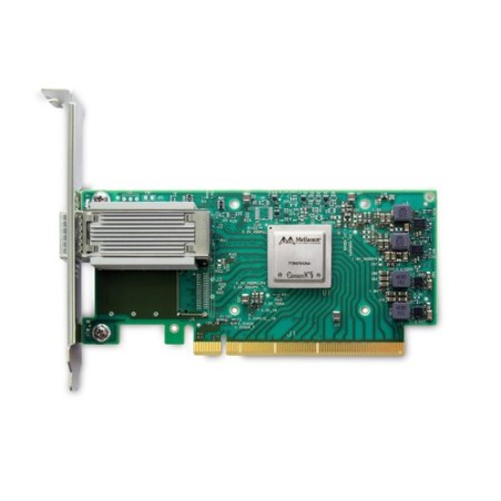 Nvidia Mellanox ConnectX®-5 EN network interface card, 50GbE single-port QSFP28, PCIe3.0 x16, tall bracket