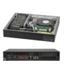SUPERMICRO mini server LGA1200, W480E, 2x SO-DIMM DDR4, 2x SATA 1(2)x 2,5, M.2, 2x 1Gb, HDMI,DP,DVI, 180W zdroj