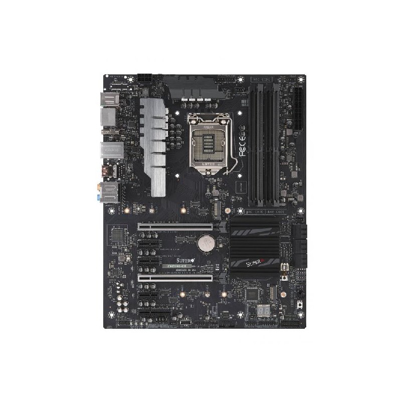 SUPERMICRO MB 1xLGA1151 8/9g 120W, Z390, 4x DDR4,6xSATA3, 6xPCIe 3.0 (2x16), M.2, LANi, 2xDP+HDMI, Audio