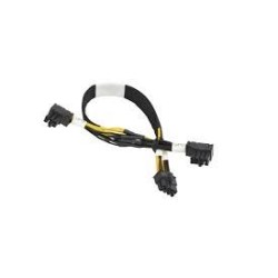 SUPERMICRO NVIDIA GeForce TitanX, GTX 980TI, GTX 1070, GTX 1080 Cable (right angle 8/6-pin PCIe 12V connector) CBLPWEX0792