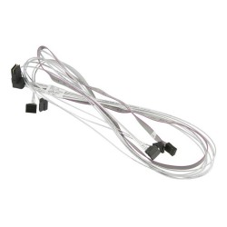 Supermicro Internal Right Angle MiniSAS SFF-8087 to 4 SATA 75/75/90/90cm with Sideband 90cm Cable (CBL-SAST-0644)
