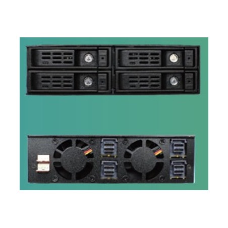 Jou Jye Backplane NVMe 4x 2,5"HDD do 5,25" (4x SFF-8643)