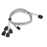 SUPERMICRO Internal MiniSAS HD (SFF-8643) to 4x SATA 50/50cm Cable with sideband