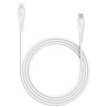 CANYON nabíjecí kabel Lightning MFI-4, USB-C Power delivery 18W, Apple certifikát, délka 1.2m, bílá